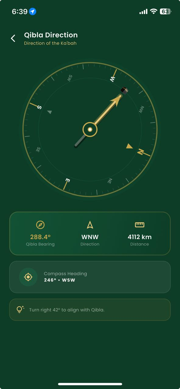 Qibla Compass